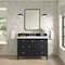 James Martin Vanities 48'' Single Vanity, Black Onyx w/ 3 CM White Zeus Quartz Top 424-V48-BKO-3WZ - alternate 5